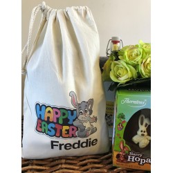 Personalised Easter Bunny Gift Bag - Freddie Design